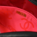CHANEL 2005-2006 Cambon Ligne Mini Bowler Black Calfskin
