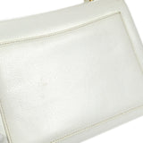 CHANEL 1997-1999 Kelly 25 White Caviar