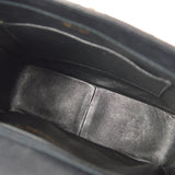 CHANEL 1996-1997 Flap Box Shoulder Bag Small Black Caviar