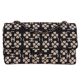 CHANEL 2000-2001 Clover Pattern Classic Single Flap Medium