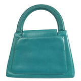 CHANEL 1998 Handbag Blue Caviar Medium