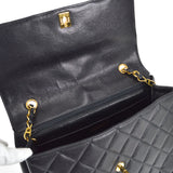 CHANEL Chain Shoulder Bag Black Caviar