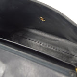 CHANEL Chain Shoulder Bag Black Caviar