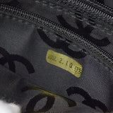 CHANEL 2001-2003 Wild Stitch Handbag Black Calfskin