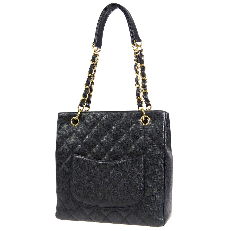 CHANEL 2005-2006 PST Black Caviar
