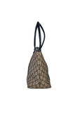 Gucci GG Supreme Tote Beige and Green/Blue leather straps