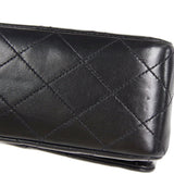 CHANEL 1994-1996 Classic Double Flap Medium Black Lambskin