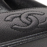 CHANEL 1994-1996 Triple CC Shoulder Bag Black Caviar