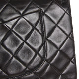 CHANEL 1991-1994 Classic Double Flap Medium Black Lambskin