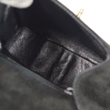 CHANEL * 1996-1997 Handbag Black Suede