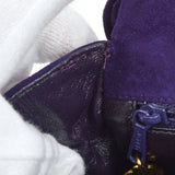 CHANEL * 1996-1997 Handbag Purple Suede