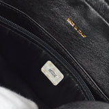 CHANEL 1994-1996 Triple CC Camera Bag Small Black Caviar