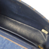 CHANEL * 1996-1997 Classic Single Flap Small Tortoiseshell Chain Denim