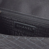 CHANEL * 2005 Emblem Shoulder Bag Mini Black Canvas