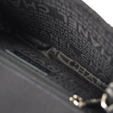 CHANEL * 2005 Emblem Shoulder Bag Mini Black Canvas
