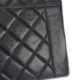 CHANEL 1997-1999 Tall Diana Flap Medium Black Caviar