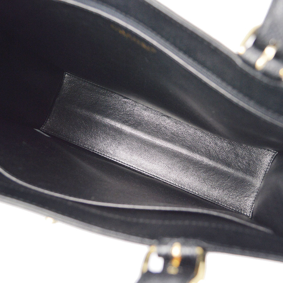 CHANEL 1997-1999 Pocket Tote Black Caviar