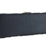 CHANEL 1994-1996 Circled CC Flap Mini Black Satin
