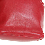 CHANEL 1991-1994 Drawstring Bag Red Lambskin