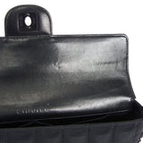 CHANEL 2000-2001 New Travel Line East West Black Jacquard