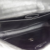 CHANEL 2006-2008 East West SHW Black Lambskin
