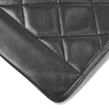 CHANEL 1989-1991 Diana Flap Medium Black Lambskin