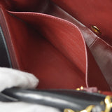 CHANEL 1989-1991 Diana Flap Medium Black Lambskin