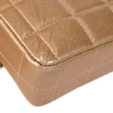 CHANEL 2001-2003 Choco Bar Eastwest Metallic Pink Lambskin