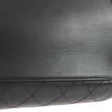 CHANEL 1991-1994 Cosmoline Supermodel Bag Black Calfskin