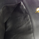 CHANEL 1991-1994 Cosmoline Supermodel Bag Black Calfskin