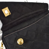CHANEL 1994-1996 Pocket Camera Bag Mini Black Suede
