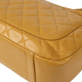 CHANEL 2004-2005 Hobo Bag Camel Caviar