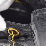 CHANEL 1994-1996 Pocket Tote Medium Black Caviar