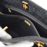 CHANEL 1994-1996 Pocket Tote Medium Black Caviar