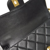 CHANEL 1996-1997 Double Face Classic Flap Small Black Lambskin