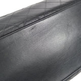 CHANEL 1989-1991 Cosmoline Supermodel Bag Black Calfskin