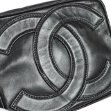 CHANEL 1986-1988 Camera Bag Mini Black Lambskin