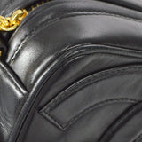 CHANEL 1986-1988 Camera Bag Mini Black Lambskin