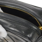 CHANEL 1986-1988 Camera Bag Mini Black Lambskin