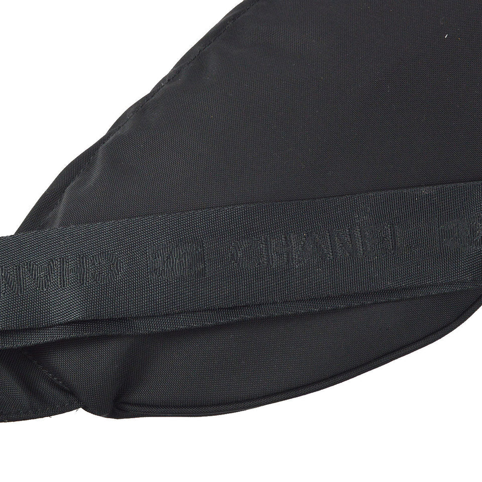CHANEL 2003-2004 Sport Line Bum Bag Black
