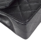CHANEL 2001-2003 Classic Double Flap Small Black Caviar