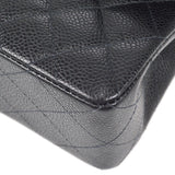 CHANEL 2000-2001 Classic Double Flap Small Black Caviar