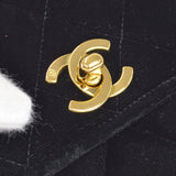 CHANEL 1991-1994 Cube Flap Mini Black Velvet