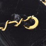 CHANEL 1991-1994 Cube Flap Mini Black Velvet