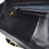 CHANEL 1991-1994 Cube Flap Mini Black Velvet