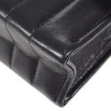 CHANEL 1991-1994 Vertical Straight Flap Mini Black Lambskin