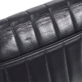CHANEL 1991-1994 Vertical Straight Flap Mini Black Lambskin