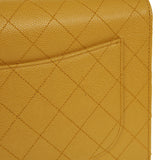 CHANEL 1998 Classic Single Flap Jumbo Camel Caviar