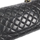 CHANEL 2009-2010 Heart Charm East West Black Lambskin