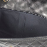CHANEL 2009-2010 Heart Charm East West Black Lambskin